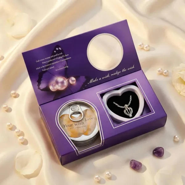 The_"Make_A_Wish"_Freshwater_Pearl_Necklace_Kit_–_Silver_Cage_Pendant_&_Real_Oyster_Gift_Box