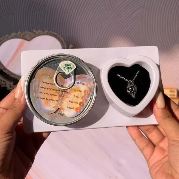 The_"Make_A_Wish"_Freshwater_Pearl_Necklace_Kit_–_Silver_Cage_Pendant_&_Real_Oyster_Gift_Box