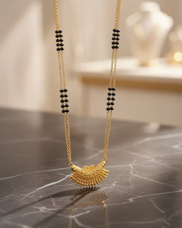 Traditional_Gold-Plated_Crescent_Mangalsutra_with_Double-Layered_Black_Bead_Chain