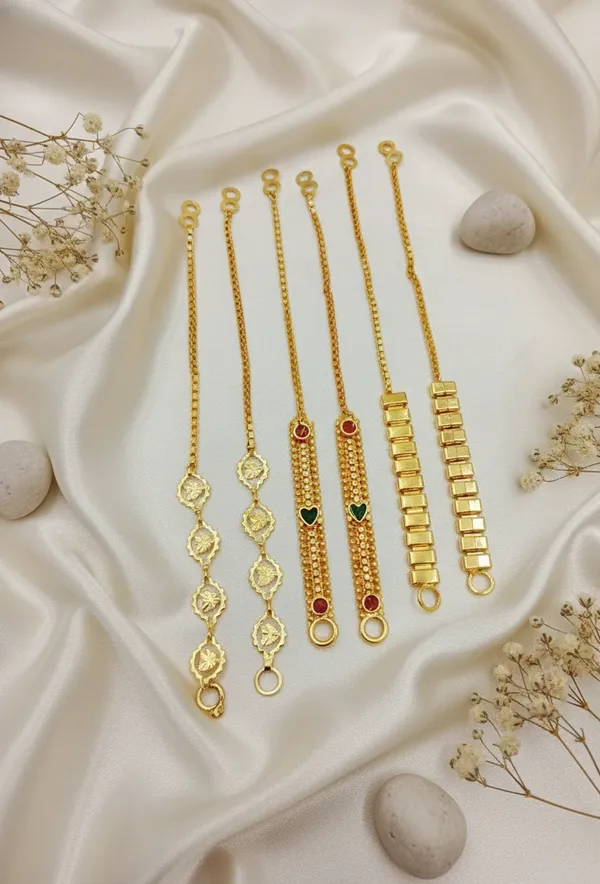 Traditional_Gold-Plated_Designer_Ear_Chain_Collection_(Assorted_Patterns)