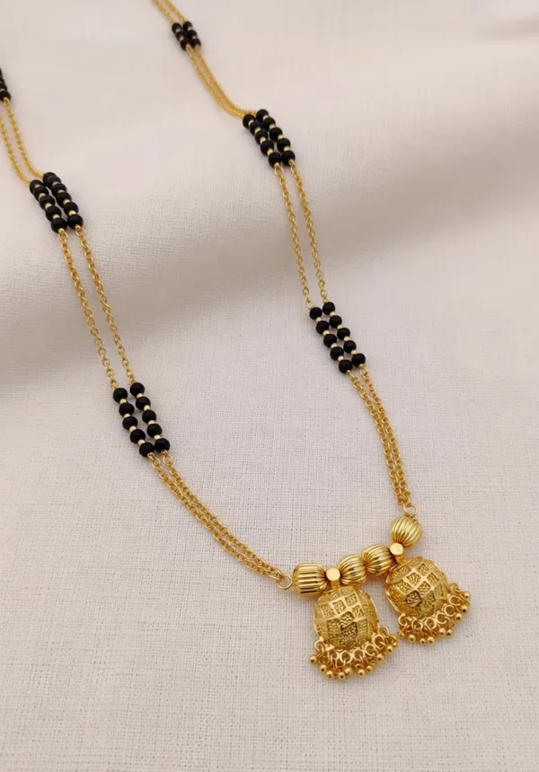 Traditional_Gold-Plated_Double_Wati_Mangalsutra_with_Filigree_Pendants