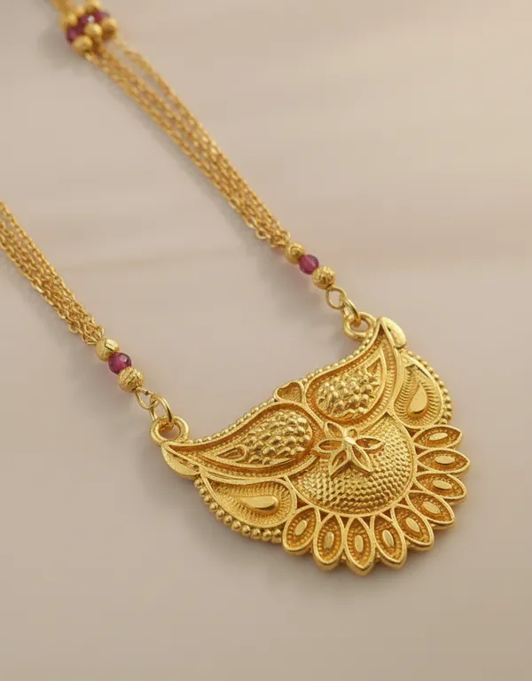 Traditional_Gold-Plated_Long_Haram_Necklace_with_Ruby-Toned_Accents