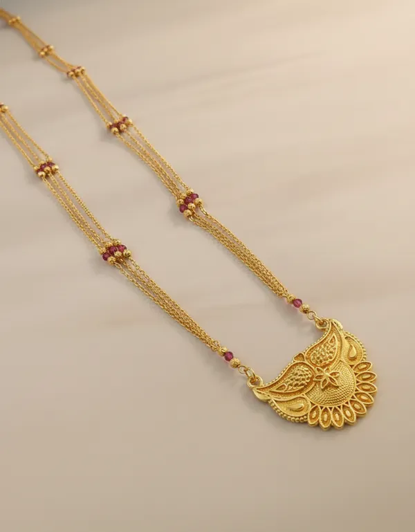 Traditional_Gold-Plated_Long_Haram_Necklace_with_Ruby-Toned_Accents