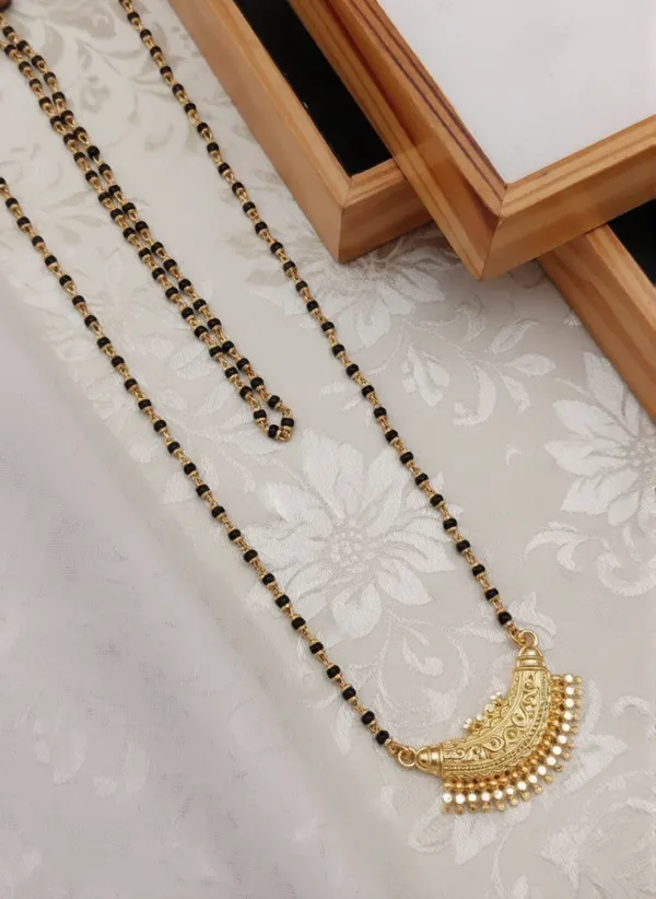 Traditional_Gold-Plated_Long_Mangalsutra_with_Crescent_Pendant
