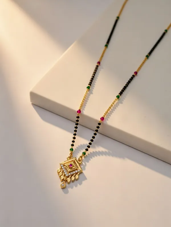 Traditional_Gold_Plated_Mangalsutra_with_Geometric_Diamond_Pendant
