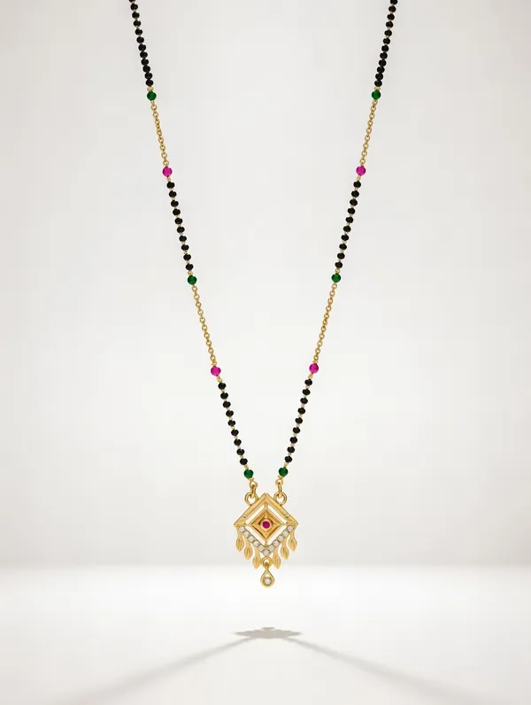 Traditional_Gold_Plated_Mangalsutra_with_Geometric_Diamond_Pendant
