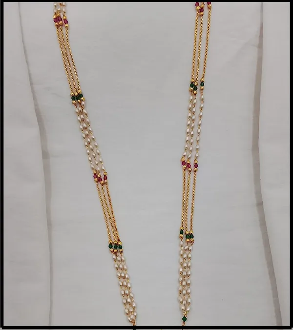 Traditional_Gold_Plated_Mangalsutra_with_Goddess_Pendant_and_Pearl_Chain