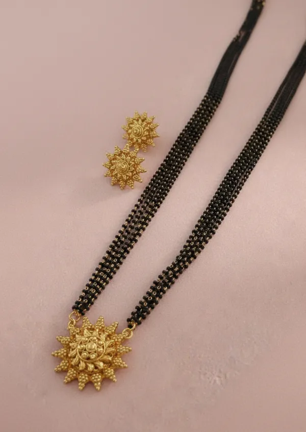 Traditional_Gold-Plated_Sunburst_Mangalsutra_Set_with_Matching_Stud_Earrings