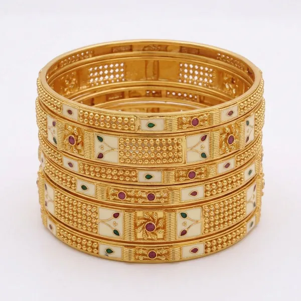 VIHAL_JEWELLERY_Traditional_Gold_Plated_Meenakari_Bangle_Set_for_Women_(Pack_of_6)
