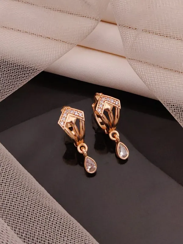 Rose_Gold_plated_Bali_Earrings_combo_of_3_Pairs