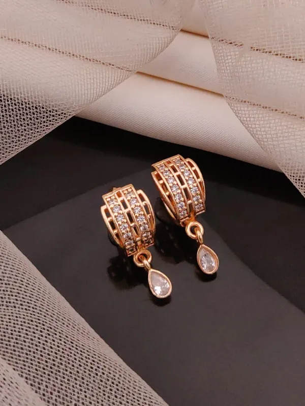 Rose_Gold_plated_Bali_Earrings_combo_of_3_Pairs