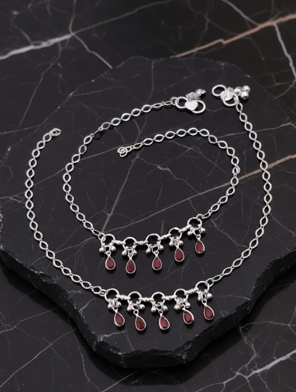 Vihal_Jewellery_Traditional_Silver-Plated_Bridal_Payal_with_Ruby_Red_Stones_–_Ethnic_Adjustable_Anklets_for_Women_(Set_of_2)
