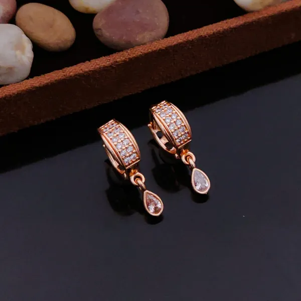Rose_Gold_plated_Bali_Earrings_combo_of_3_Pairs