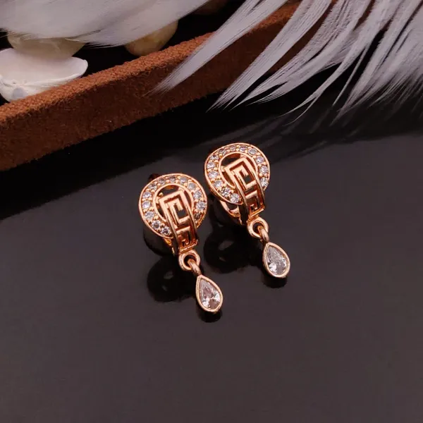 Rose_Gold_plated_Bali_Earrings_combo_of_3_Pairs