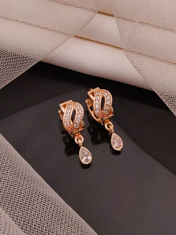 Rose_Gold_plated_Bali_Earrings_combo_of_3_Pairs