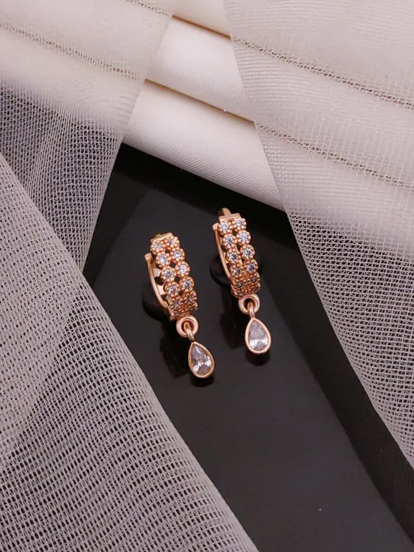 Rose_Gold_plated_Bali_Earrings_combo_of_3_Pairs