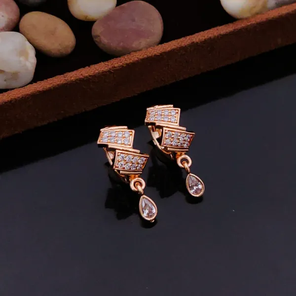 Rose_Gold_plated_Bali_Earrings_combo_of_3_Pairs