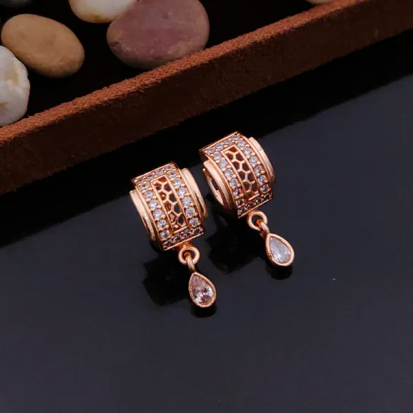 Rose_Gold_plated_Bali_Earrings_combo_of_3_Pairs