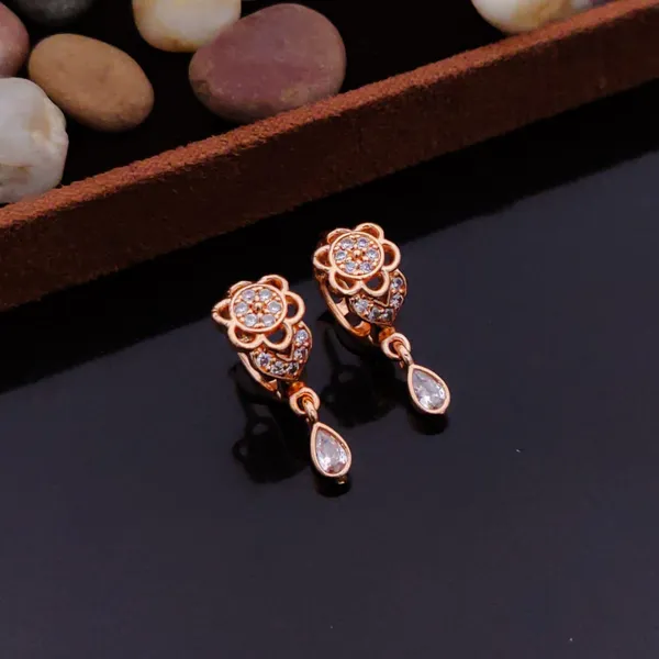 Rose_Gold_plated_Bali_Earrings_combo_of_3_Pairs