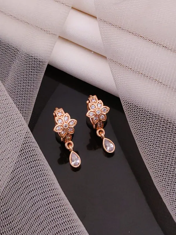 Rose_Gold_plated_Bali_Earrings_combo_of_3_Pairs