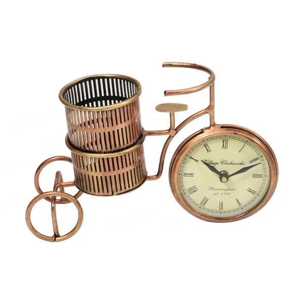 Iron_Antique_Pen_Holder_With_Clock_|_Pen_Holder_For_Office_And_Home_Decoration