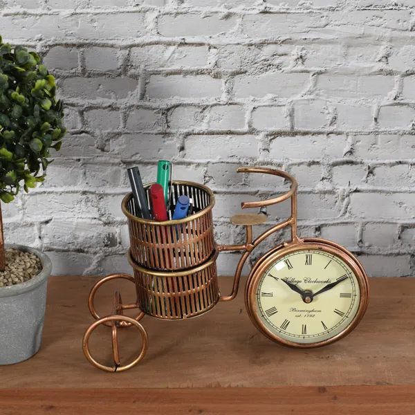 Iron_Antique_Pen_Holder_With_Clock_|_Pen_Holder_For_Office_And_Home_Decoration