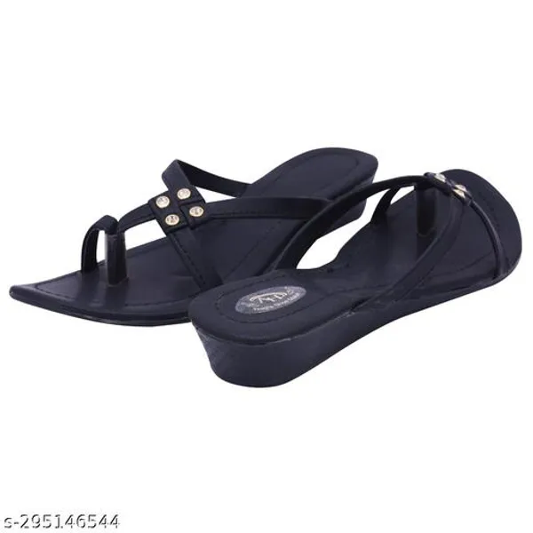 Black_Knot_Velvet_Slipper_For_Women