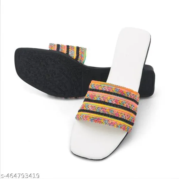 White_Embroidered_Synthetic_Flats_Chappal_For_Women