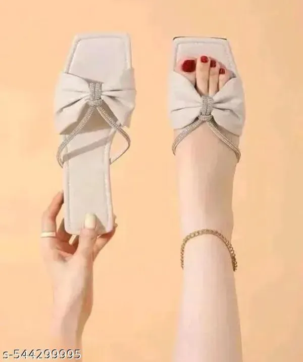 Cream_Pretty_Platform_Synthetic_Flats_For_Women