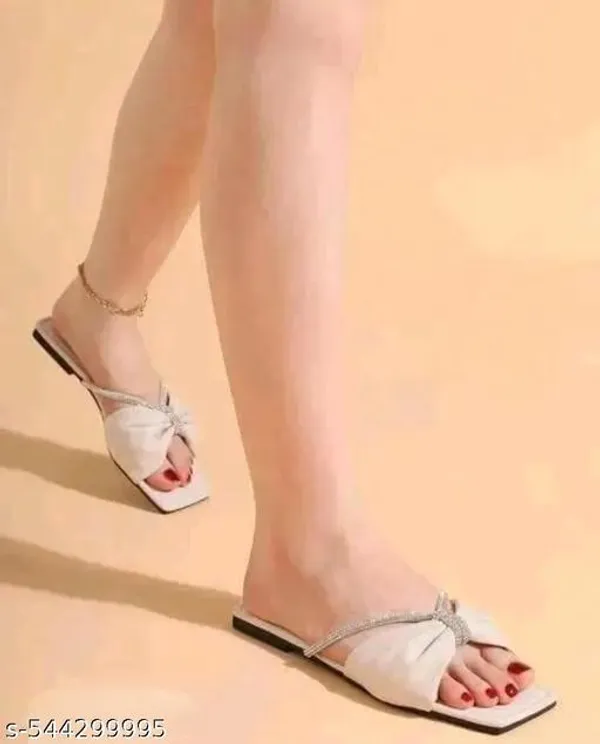 Cream_Pretty_Platform_Synthetic_Flats_For_Women