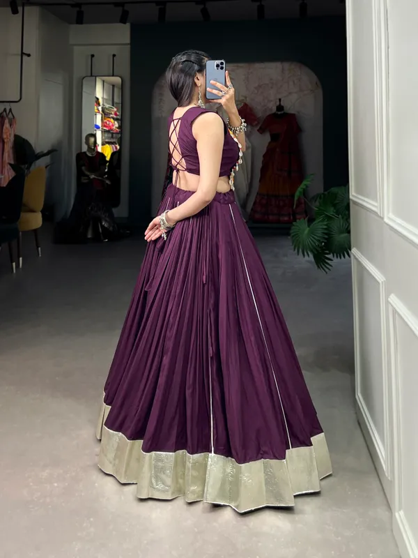 Wine_Premium_&_Elegant_Rayon_Lehenga_Choli_For_Women