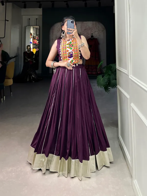 Wine_Premium_&_Elegant_Rayon_Lehenga_Choli_For_Women