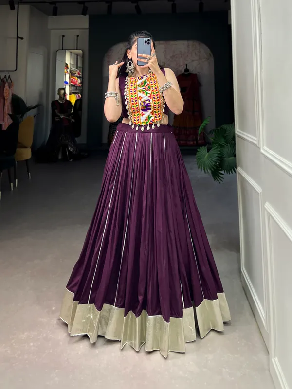 Wine_Premium_&_Elegant_Rayon_Lehenga_Choli_For_Women