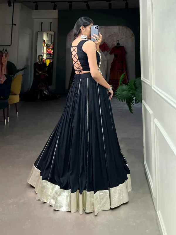 Black_Premium_&_Elegant_Rayon_Lehenga_Choli_For_Women