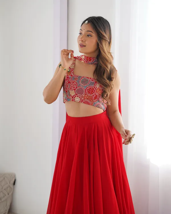 Red_Premium_&_Elegant_Georgette_Lehenga_Choli_For_Women