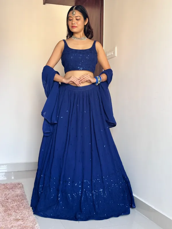 Navy_Blue_Premium_&_Elegant_Georgette_Lehenga_Choli_For_Women