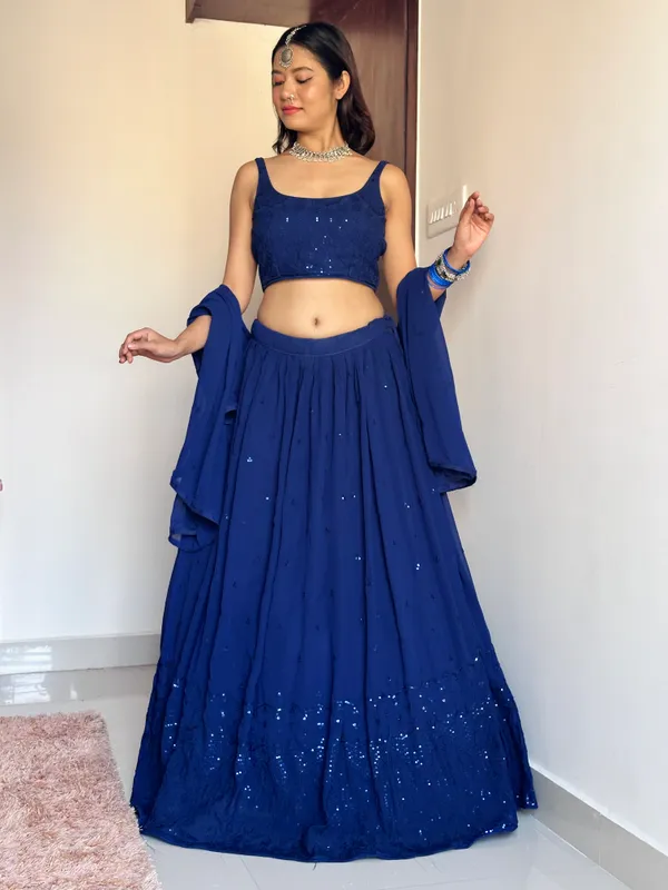 Navy_Blue_Premium_&_Elegant_Georgette_Lehenga_Choli_For_Women