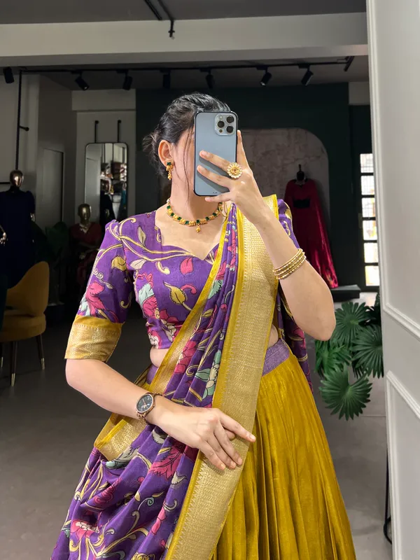 Yellow_Premium_&_Elegant_Dola_Silk_Lehenga_Choli_For_Women