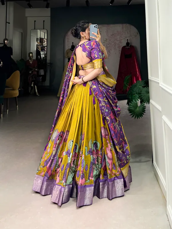 Yellow_Premium_&_Elegant_Dola_Silk_Lehenga_Choli_For_Women