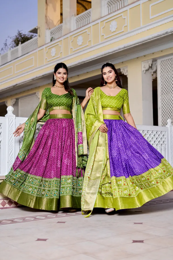 Blue_With_Heavy_Lichi_Fabric_With_Jacquard_Border_Jari_Lining_With_Print