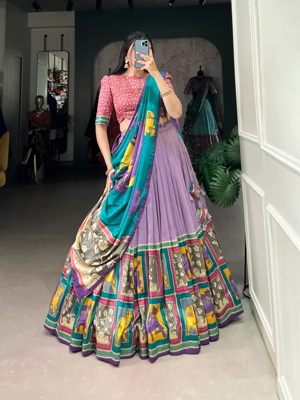 Luvender_Premium_&_Elegant_Dola_Silk_Lehenga_Choli_For_Women