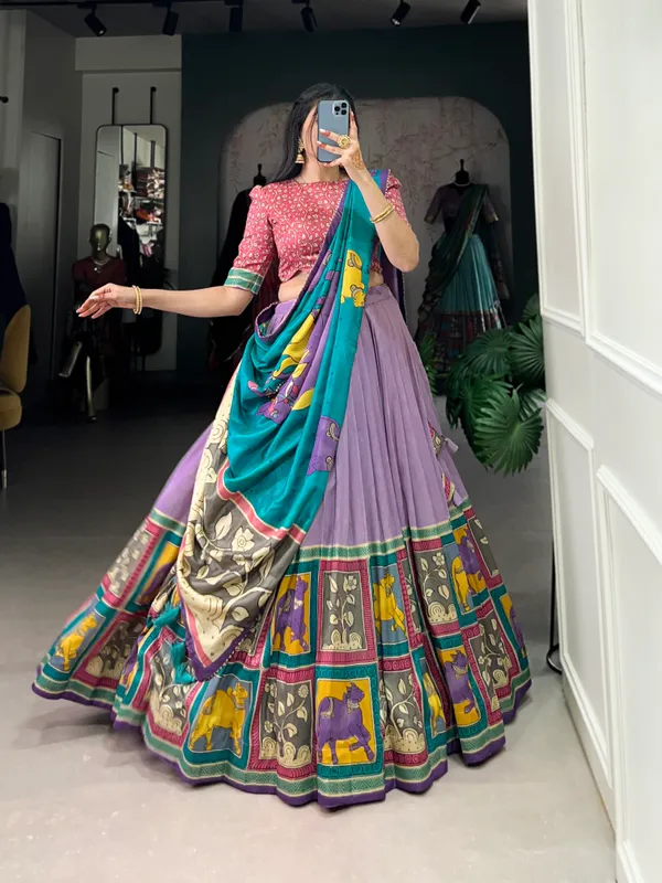 Luvender_Premium_&_Elegant_Dola_Silk_Lehenga_Choli_For_Women