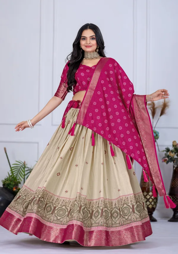 Pink_With_Presenting_a_perfectly_blended_Tussar_silk_lehenga_for_festive_season_to_charm_your_look