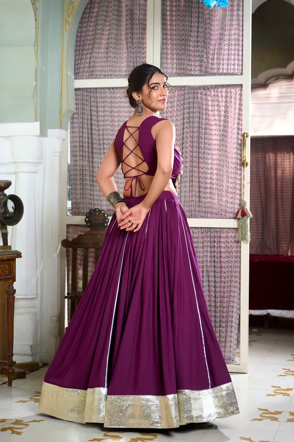 Wine_Premium_&_Elegant_Rayon_Lehenga_Choli_For_Women