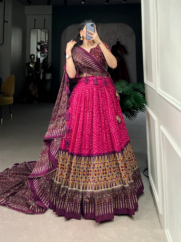 Pink_Premium_&_Elegant_Dola_Silk_Lehenga_Choli_For_Women