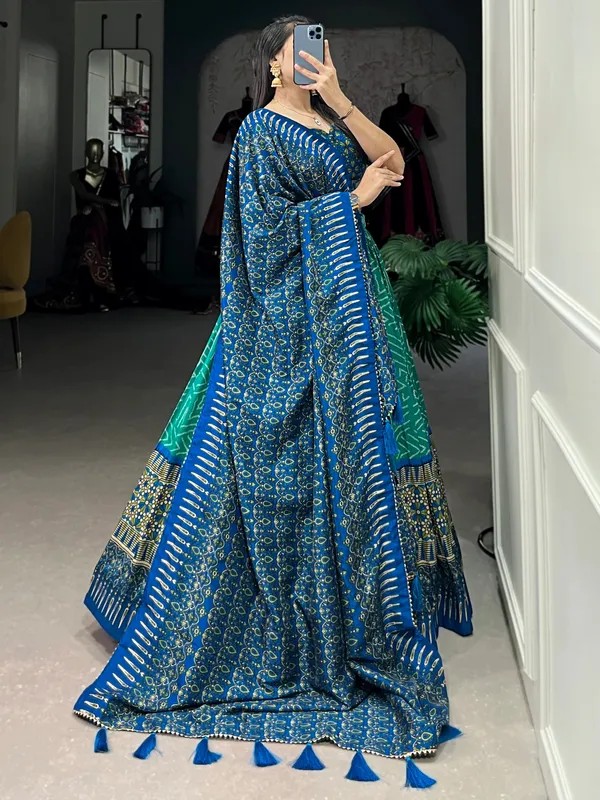 Green_Premium_&_Elegant_Dola_Silk_Lehenga_Choli_For_Women