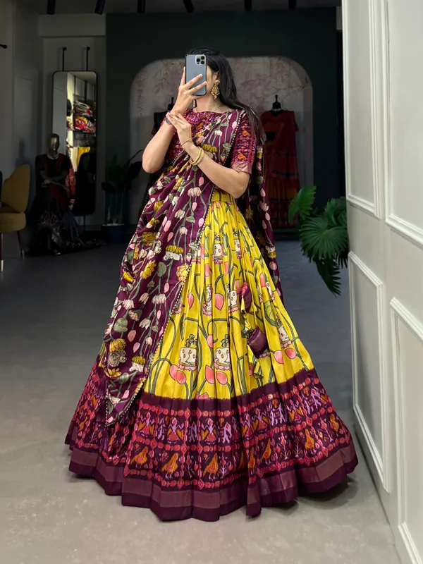Yellow_Premium_&_Elegant_Dola_Silk_Lehenga_Choli_For_Women