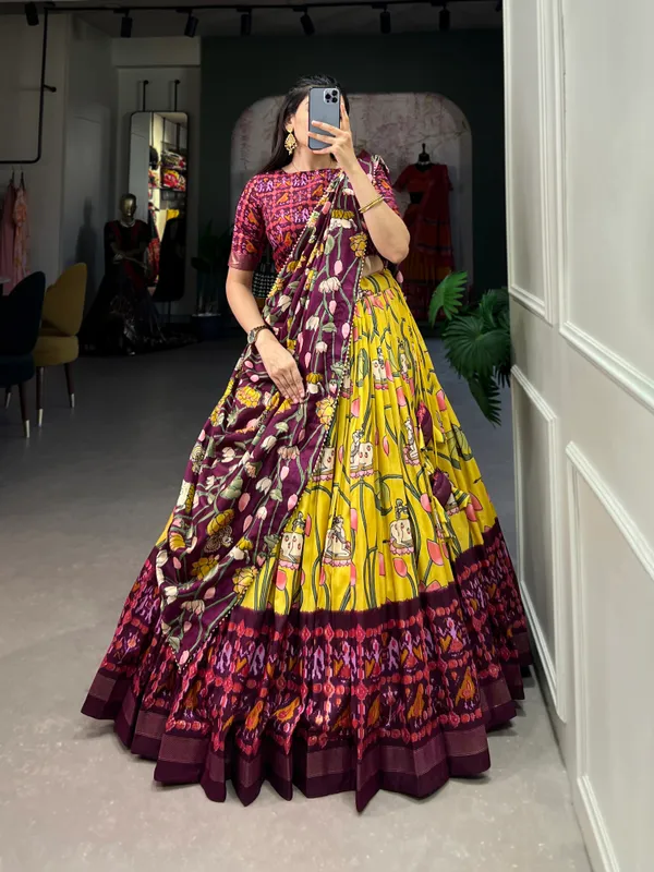 Yellow_Premium_&_Elegant_Dola_Silk_Lehenga_Choli_For_Women
