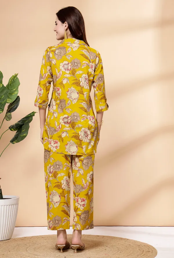 Mustard_Yellow_Summery_Floral_Cotton_Co-ord_Set