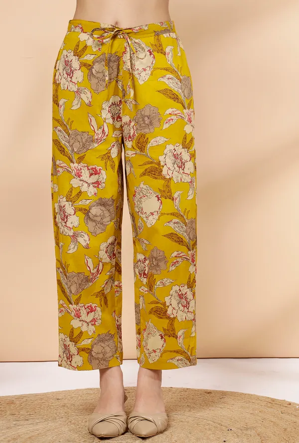 Mustard_Yellow_Summery_Floral_Cotton_Co-ord_Set